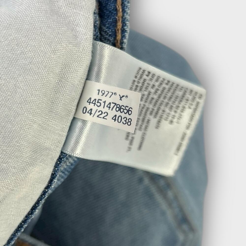 American Eagle Stretch Split Hem '90s Bootcut Jea… - image 7